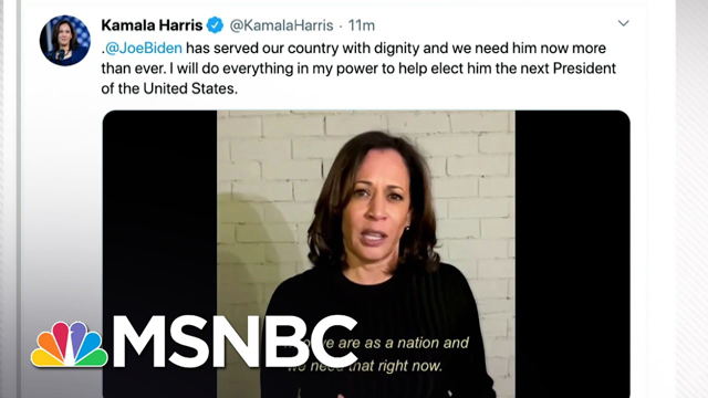 Sen. Kamala Harris Endorses Joe Biden | MSNBC