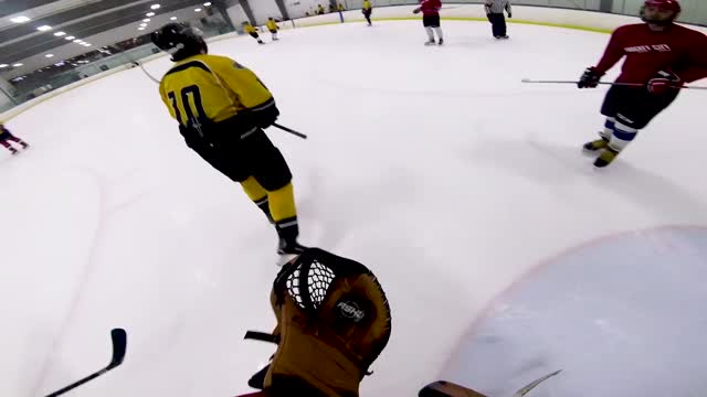 GoPro Goalie Hemet Mount Cam | GoPro Hockey [HD] - GAME 46