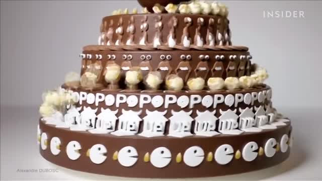 Look What Happens When You Spin This Cake