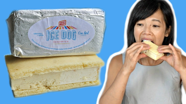 HOT DOG & Mustard ICE CREAM SANDWICH - Oscar Mayer's Ice Dog vs. DIY Taste Test