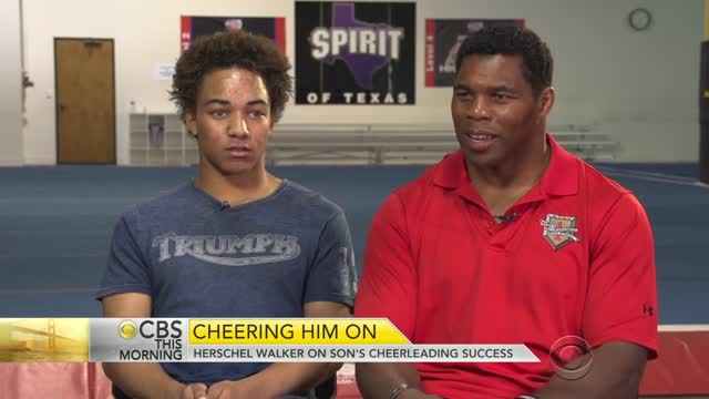 Herschel Walker on son's cheerleading success