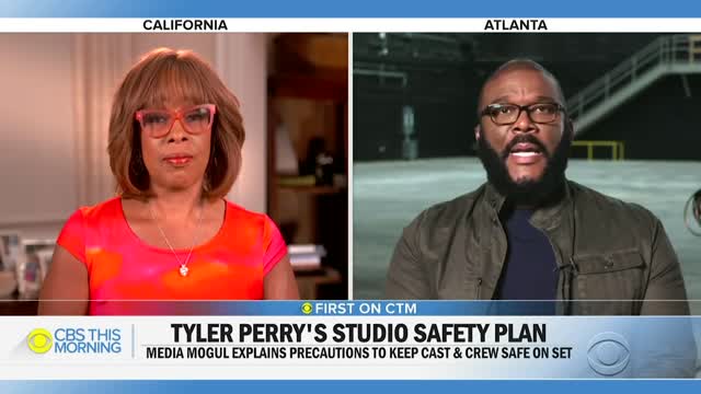 Media mogul Tyler Perry on “Camp Quarantine” production and helping others