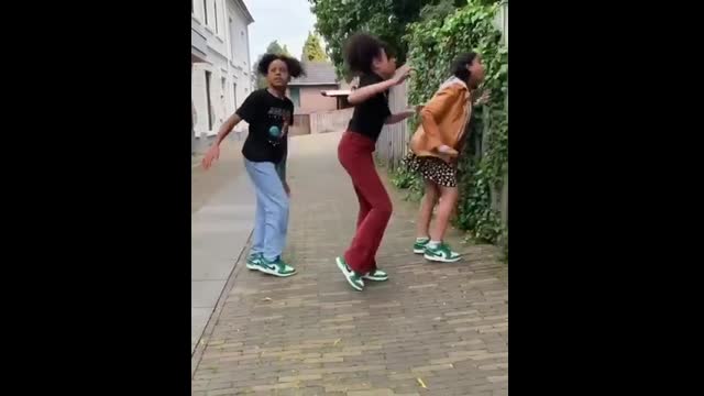 Sisters Dancing to James Brown