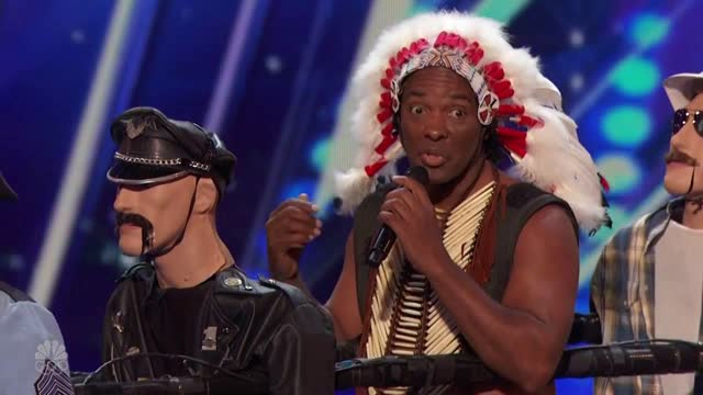 Christopher: 54-Year-Old Performer Recreates the Village People's "YMCA" - America's Got Talent 2016