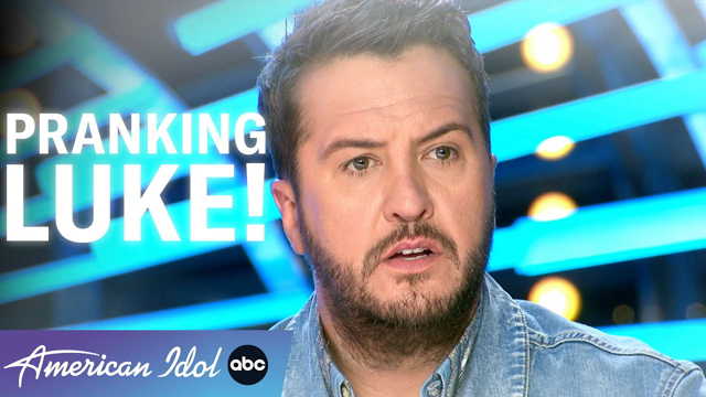 PRANK TIME! Luke Bryan's Wife Caroline Disrupts Filming! - American Idol 2022