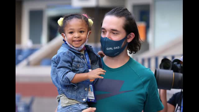 Serena Williams' Daughter Olympia Crashes Dad's Video