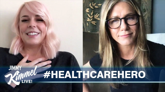 Jimmy Kimmel & Jennifer Aniston Surprise an Amazing Nurse