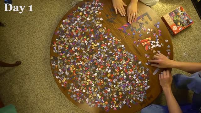 1000 Piece Puzzle in 3 Minutes