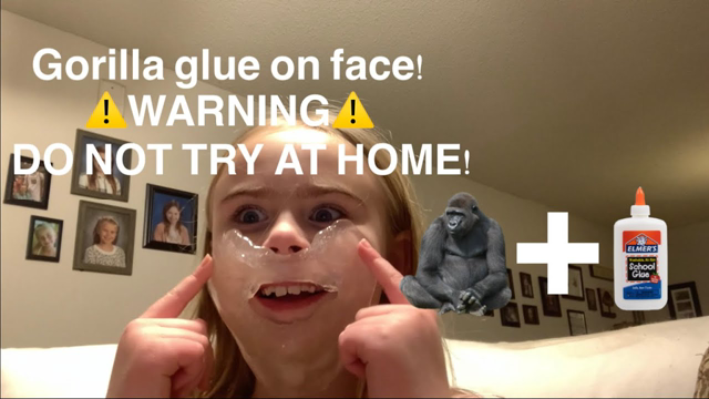 GORILLA GLUE BEARD, DO NOT TRY THIS AT HOME  (spoof)