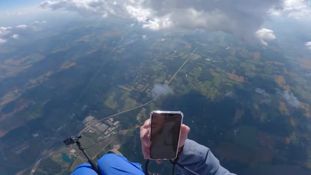 Flying To 17,500 Feet on my Paramotor!