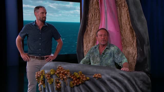 Jimmy Kimmel Interviews Man Swallowed By a Whale