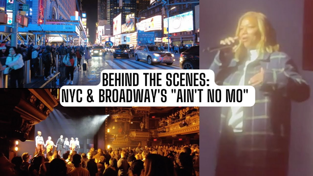 Queen Latifah Surprises Broadway's "Ain't No Mo" Audience | NYC & Broadway Behind the Scenes Vlog