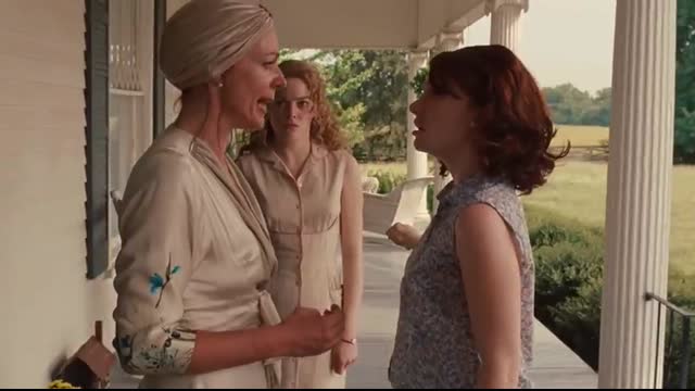 Get your raggedy ass off my porch. 🥧 | The Help | Emma Stone | Viola Davis | Movie | Gaiman Global