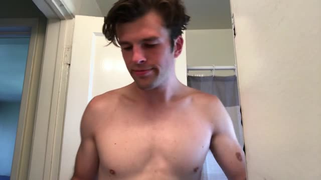 A man, a wound, and a bottle of hydrogen peroxide