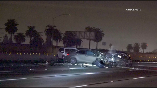 *CAUGHT ON CAMERA* Horrific Multi-Car Freeway Wreck (RAW FOOTAGE) | Los Angeles
