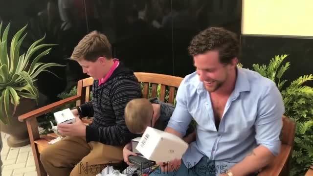 Watch: Brothers share emotional moment