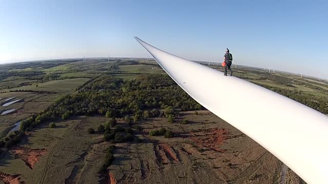 Bladerunner: Wind Turbine BASE Jump