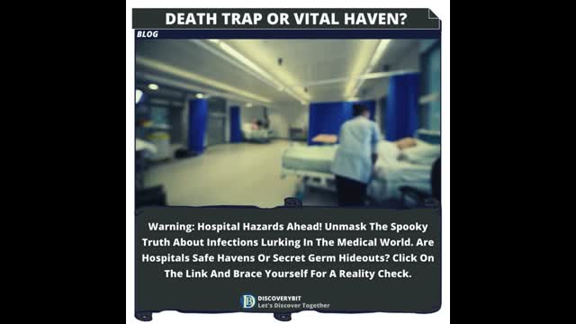 Hospitals Sanctuaries Of health Or Death Trap