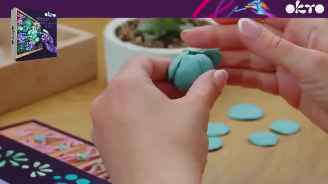 Sensory Art Succulents with Art for Adults who like the art of succulents