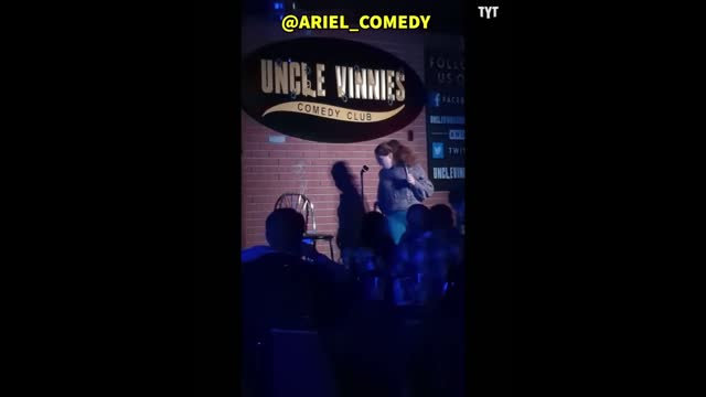 Comedian Flips The Script On MAGA Heckler