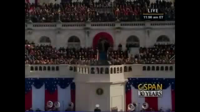 Aretha Franklin sings at President Barack Obama's 2009 Inauguration (C-SPAN)