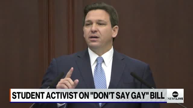 Student activists take on 'Don’t Say Gay' bill l ABCNL
