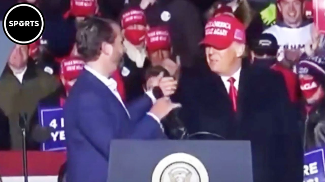 Trump Refuses To Hug Don Jr. At Campaign Rally