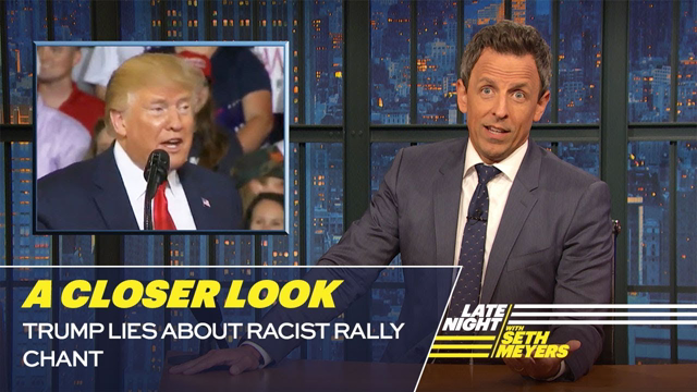 Trump Lies About Racist Rally Chant: A Closer Look