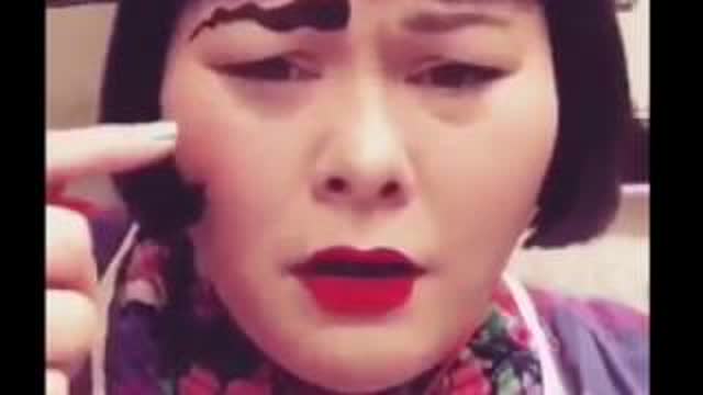 Ms.Swan (From MADTV) wavy eyebrow tutorial 😂😂😂