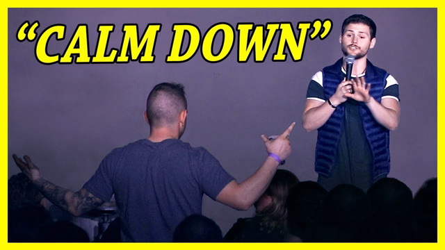 Comedian Drew Lynch Deals With Aggressive Drunk Guy