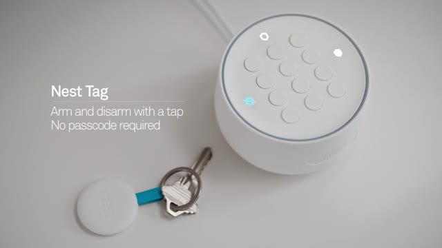 Meet the Nest Secure alarm system.