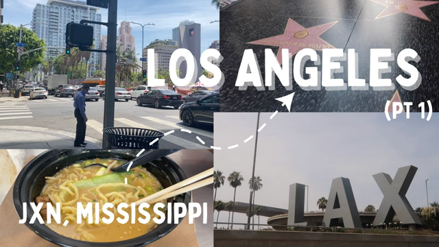 grand central market, hollywood walk of fame, & more | LA VLOG