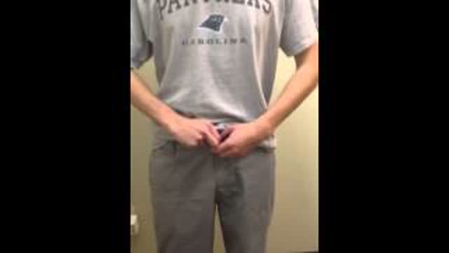 How to take your pants off