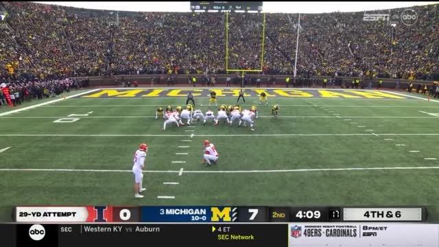 Illinois at Michigan | Highlights | Big Ten Football | Nov. 19, 2022