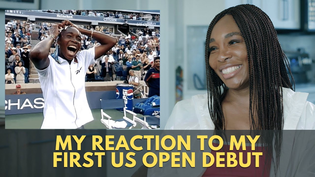 My reaction to my US OPEN debut! | Venus Williams