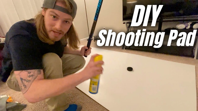 DIY Ice Hockey Shooting and Stick Handling Pad for cheap