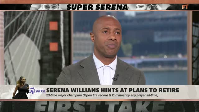 First Take reacts to Serena Williams' plans to retire from tennis