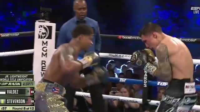 Shakur Stevenson (USA) vs Oscar Valdez (Mexico) Fight Highlights