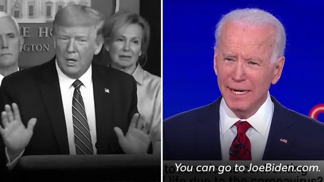Joe Biden vs. Donald Trump on the Corona Virus Response | Joe Biden For President