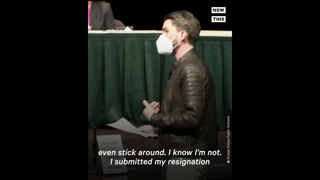 Michigan Teacher Gives Scathing Resignation Speech