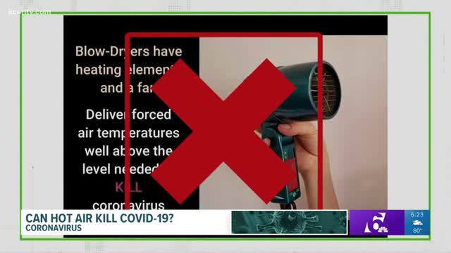 Verified: Blowing hot air up your nose won't kill coronavirus