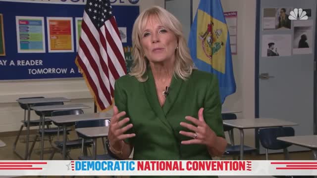 Watch Jill Biden’s Full Speech At The 2020 DNC | NBC News