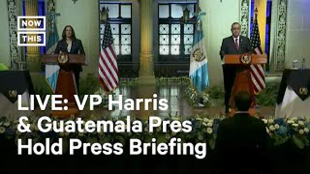 Kamala Harris Meets Guatemala Pres. Alejandro Giammattei | LIVE