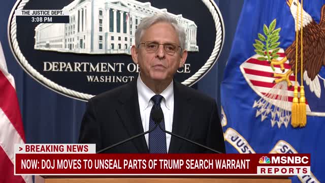 BREAKING: AG Garland Moves To Unseal Mar-a-Lago Search Warrant