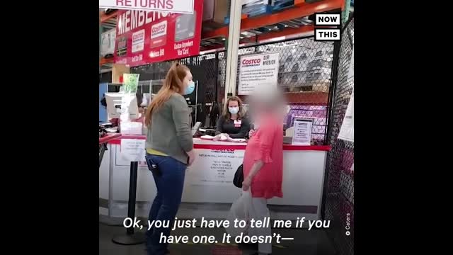 Woman Sits on Floor in Anti-Mask Temper Tantrum | NowThis