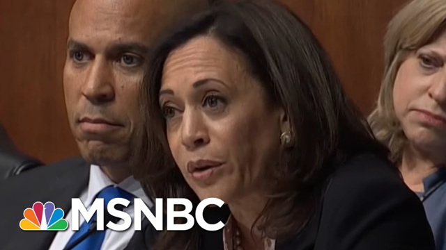 WATCH: Sen. Kamala Harris, Showing Off Prosecutorial Prowess, Puts AG Barr On His Heels | MSNBC