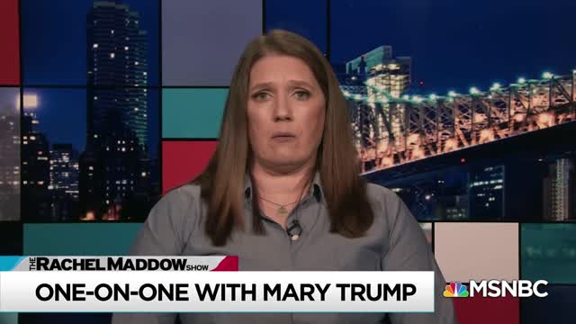 Mary Trump: 'Of Course I Did' Hear Donald Trump Use Racial Slurs | Rachel Maddow | MSNBC