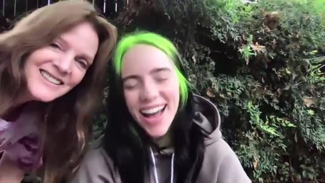 Kamala Harris and @Billie Eilish Zoom