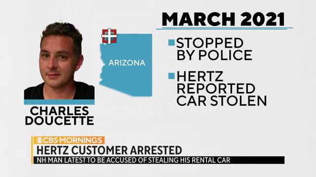 New Hampshire man in jail after his arrest on cruise, accused of stealing Hertz rental car