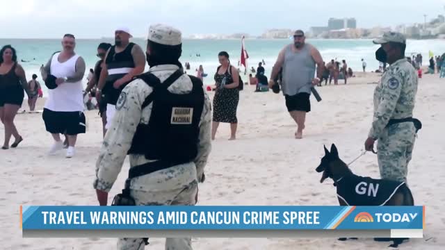 Travel Warnings Issued Amid Cancun Crime Spree
